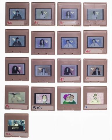 A series of photo bumpers arranged in a 4x4 grid.