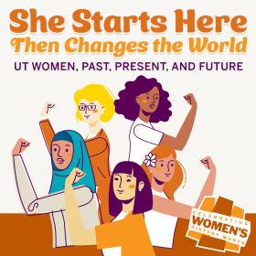 She starts here then changes the world text and image